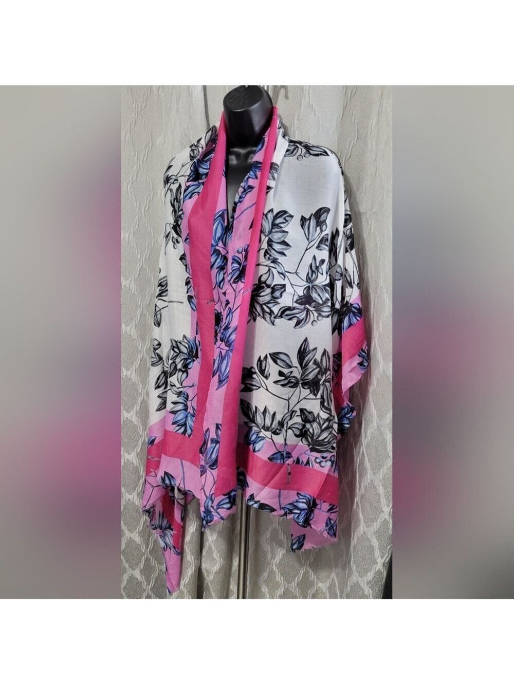 Kollie More | 100% Viscose Scarf | Lightweight & Stylish Scarf | Floral